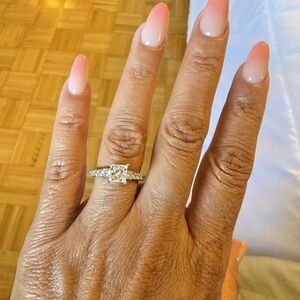 Elegant Lab Diamond Ring